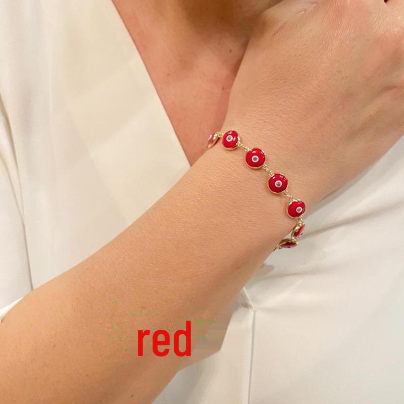 European & American Evil Eye Multicolor Retro Bracelet - Fashion Jewelry