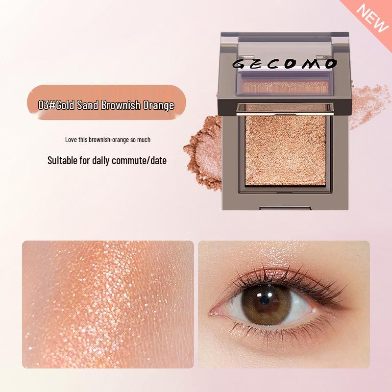 

Gemon Yan Yun Single Color Pearlescent Eyeshadow: Long-Lasting, Brightening, Pigmented, and Skin-Adhering with Fine Shimmer 2.2g