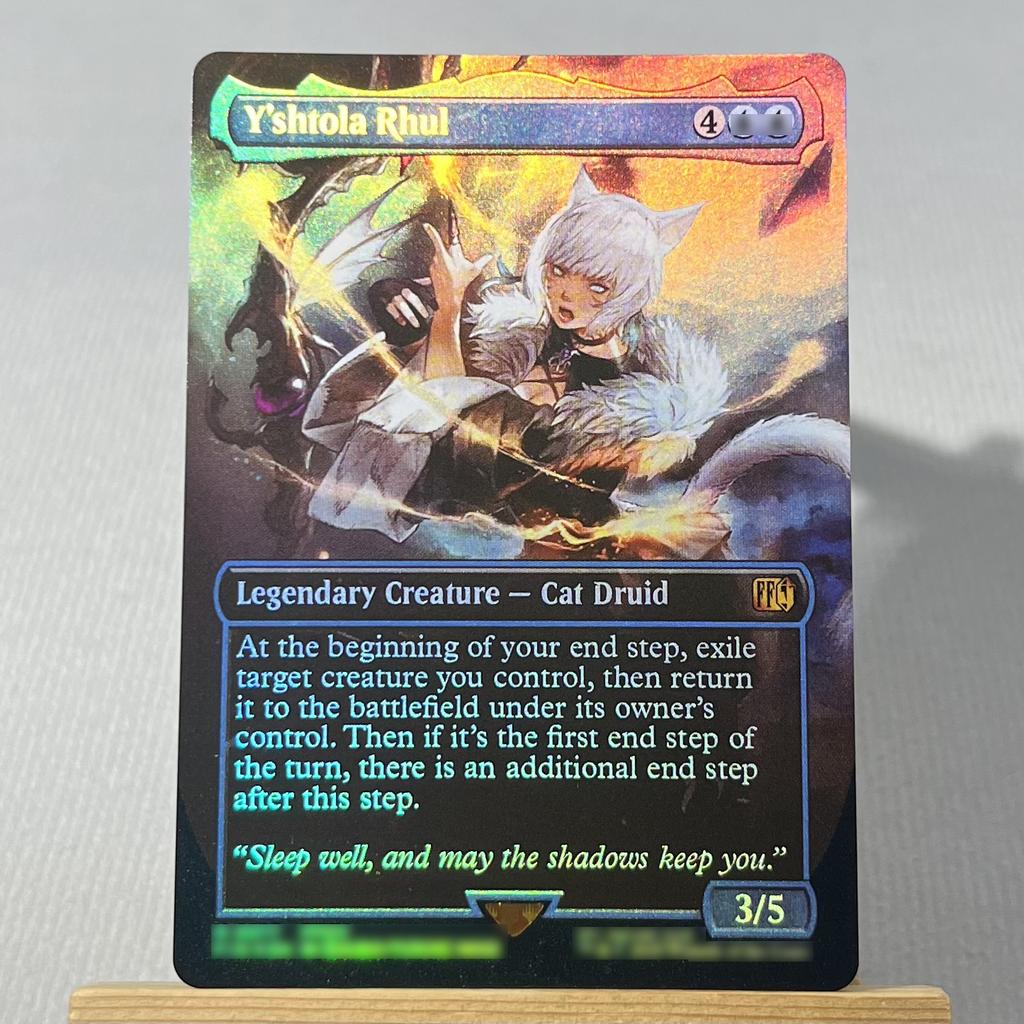 FIN FIC FOIL4-001 Karta proxy TCG magiczne karty Chmura, Najemnik z Midgaru Przywołaj Bahamuta Vivi Ornitier Błyskawica, Armia Jednego zbierz