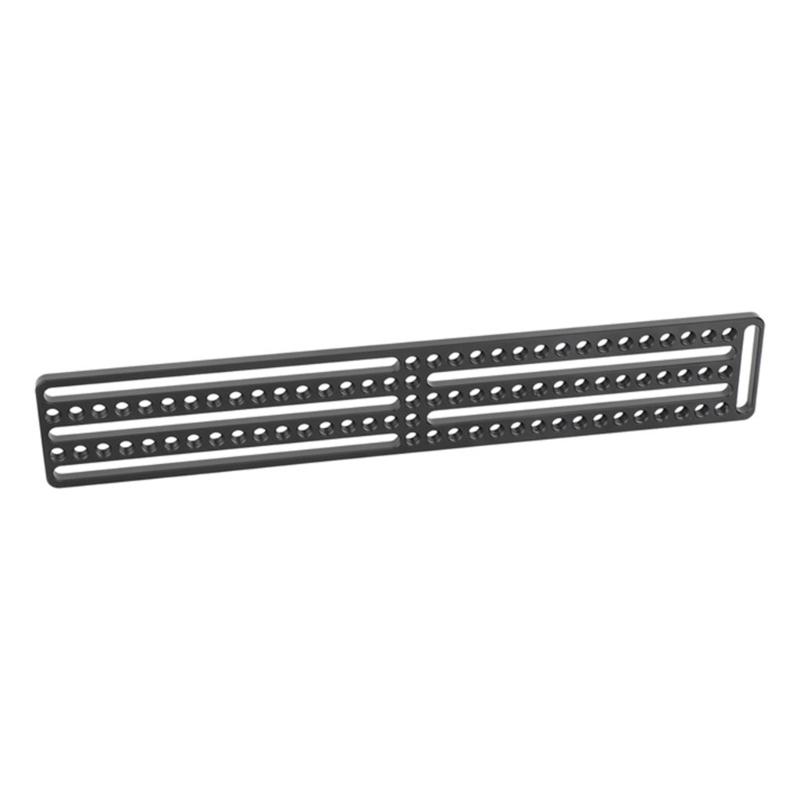 Professional Metal Camera Mounting Cheese Plate with 30mm Extension and Multiple 1/4 Thread Holes for Gear Installation