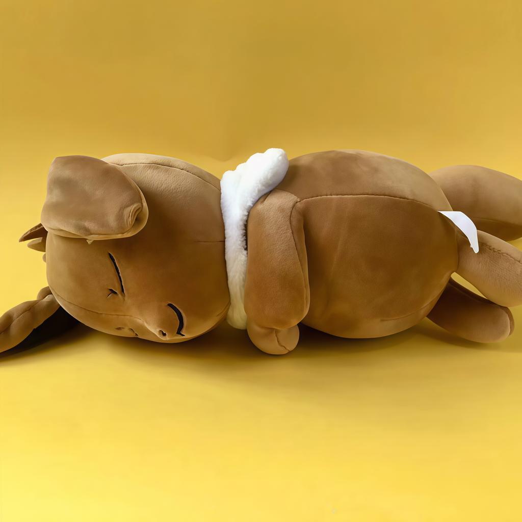 20CM Pokémon Plush Toys Sleeping Position Pikachu Eevee Squirtle Bulbasaur Anime Character Doll Child Birthday Christmas Gifts