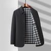 Fengxun Men's Business Casual Lapel Jacket