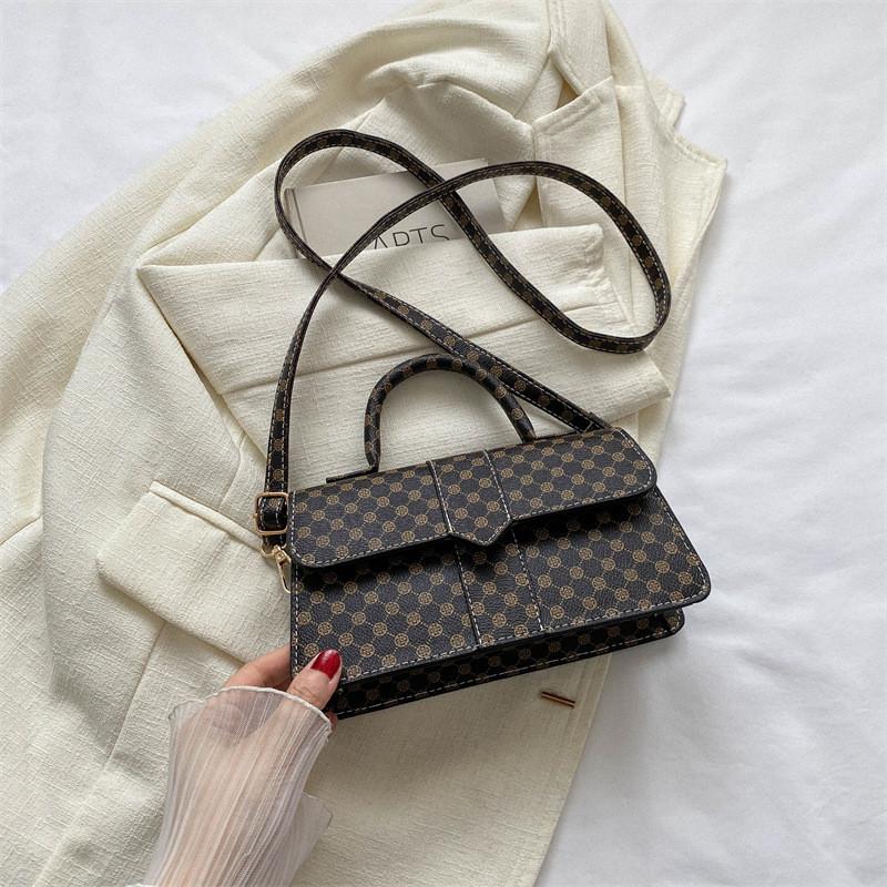 Stylish Pu Tote Bag For Women Featuring Chic Autumn Design And Casual Small Square Shape какао