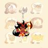 Cookie Run Kingdom Dekoracyjny Wisiorek Kawaii Figurka z Gry Student Kreskówkowy Breloczek Kratka Letni Wersja Q Dziewczyna Anime Prezent Festiwalowy