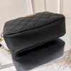 Bolsa de ombro feminina de couro sintético da moda, design luxuoso, acolchoada, bolsa de compras feminina casual, bolsa transversal feminina, bolsa pequena de mão