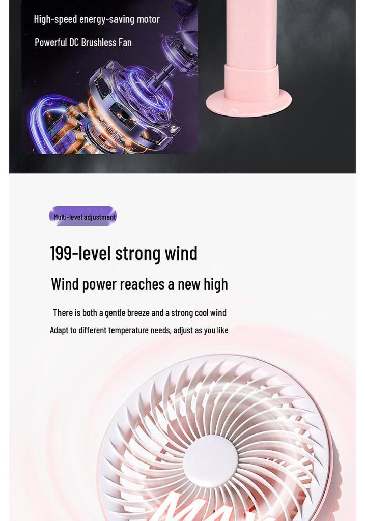 Handheld Mini Desktop Fan: Portable Summer Essential for Students and Gifts