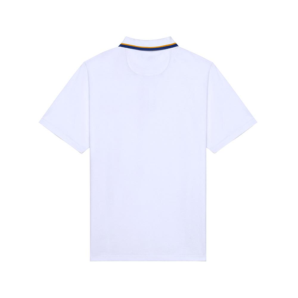 MALBON GOLF [Spring Collection] Grasse Pique Polo Shirt White (Man)
