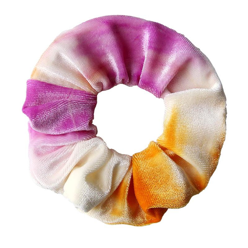 Creative Sweet Zip Scrunchies For Women Girls Novelty Multicolour Velvet Hair Tie Versatile Hair Accessories Gifts