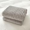 Comfortable Flannel Blanket Thickened Office Nap Blanket Bed Suppiles Sofa Plush Blanket  Winter