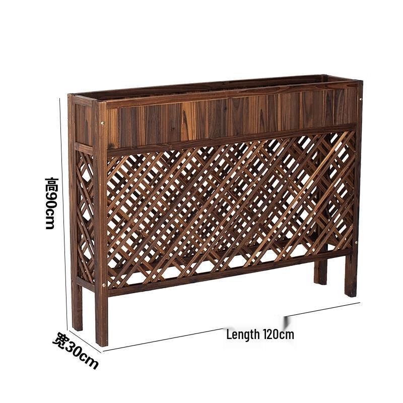 Anti-Corrosion Wood Flower Box & Garden Divider