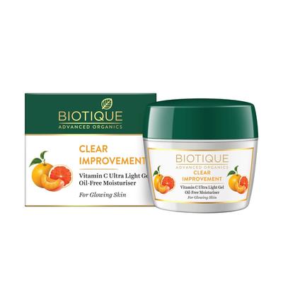 Vitamin C Ultra Light Gel Moisturizer 175ml Oil-Free Brightening Cream For Glowing Skin Peach Scent
