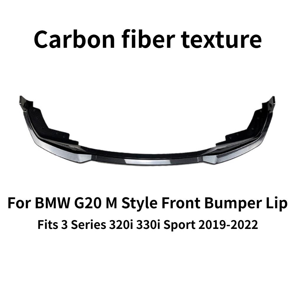 MP-Stil Frontstoßstangenlippe Splitter Spoiler für BMW 3er G20 320i 330i Sport 2019-2022 Auto Außenzubehör zur Nachrüstung