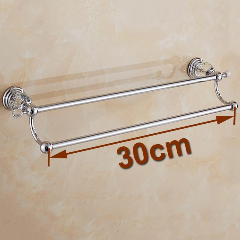 . (24 ,60cm)double Towel Bar/Towel Holder,stainless steel Made,Chrome Finish, Bathroom hardware,Bathroom accessories