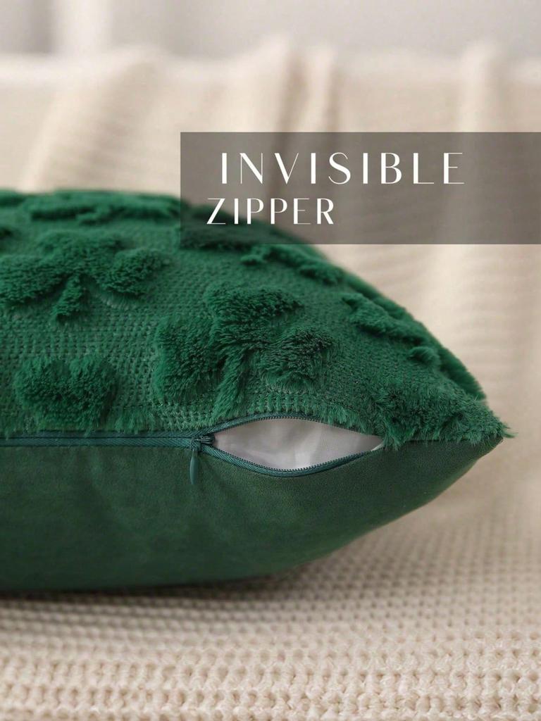 Pillow Covers Patricks Day Decorations Green Shamrock Soft Jacquard Throw Pillows For Bedroom Sofa Holiday Festivals Home Decor