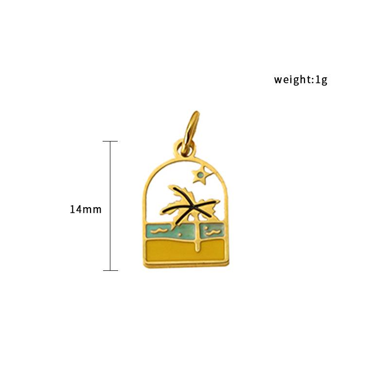 Diy Accessories Pendant Earrings Pendant Cartoon Rabbit Strawberry Cherry Milk Carton Necklace