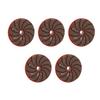 5 Pcs Angle Grinder Grinding Wheel 200 Grit M10 Spiral Interface 100 Angle Grinder Polishing Disc for Metal Stone