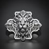 New Domineering Style On Jewelry Gold Lion Head Ring Ring