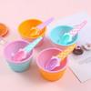 4pcs Color Ice Cream Spoon Cute Pudding Spoon Dessert Spoon Tableware Creative Children's Spoon Tasting Scoop Ice Cream Tools