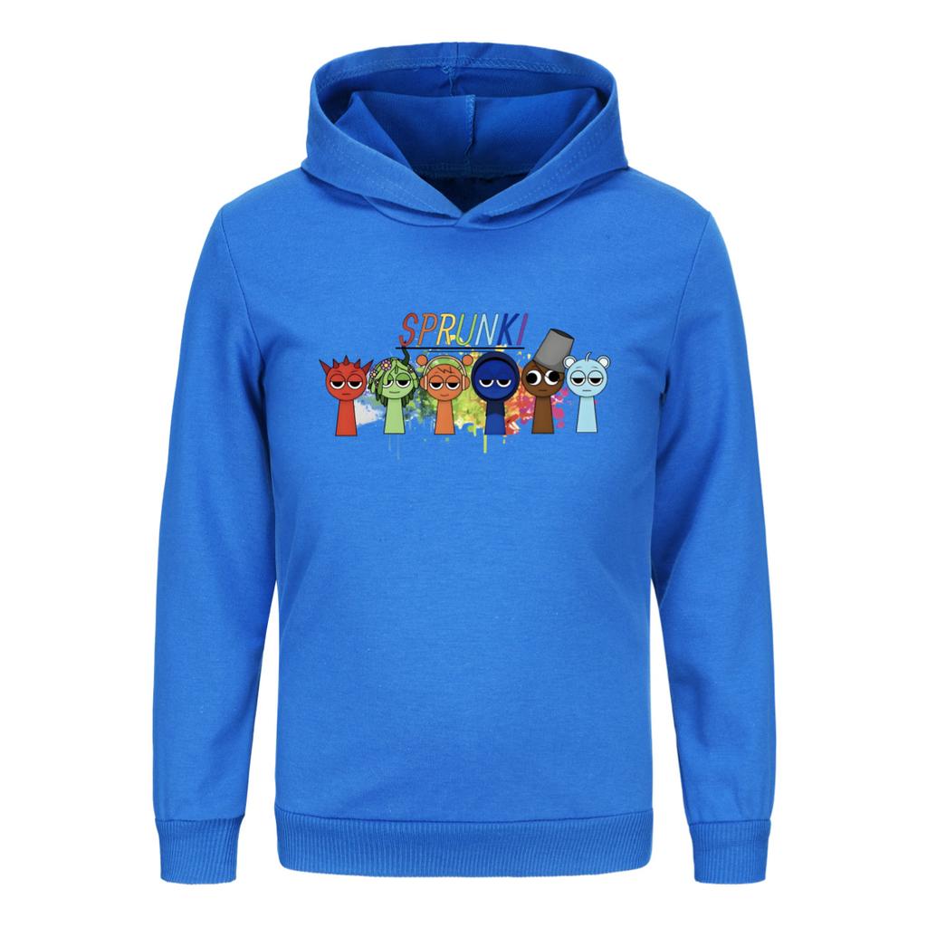 Dziecięca bluza z kapturem 3D Sprunki sweterek dziecięcy