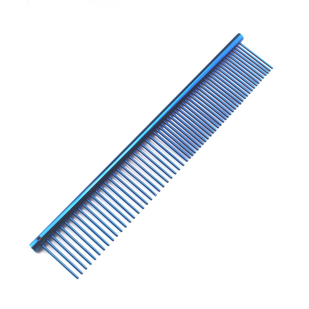 10pcs Pet Comb Stainless Steel Silver Pet Lightweight Comb for Dog and Cat  Color Comb PT-255