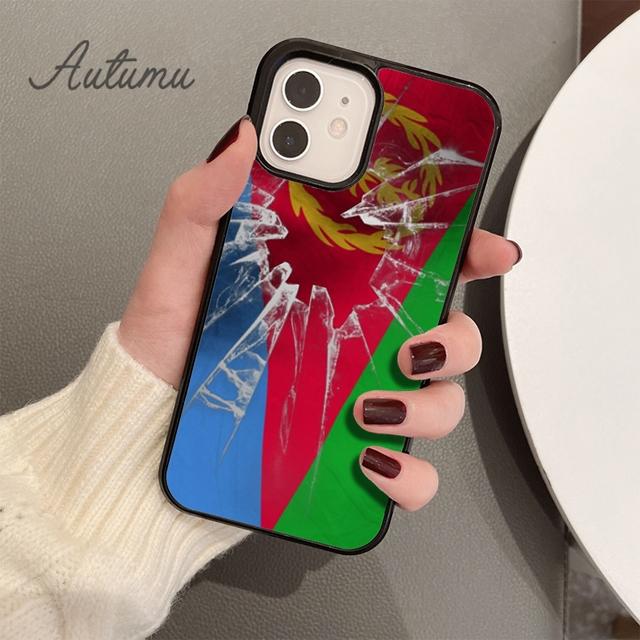 

Чехол для телефона с флагом Эритреи для iPhone 11 12 13 14 Pro Max mini X XR XS SE 2020 5 6S 7 8 Plus Samsung Galaxy S21 S22 Samsung S22ultra