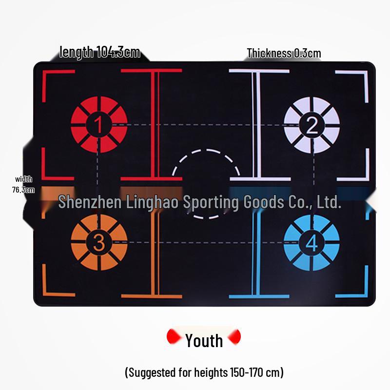 Indoor Basketball Footwork and Dribbling Training Pad for Kids and Adults - Shock Absorption & Noise Reduction