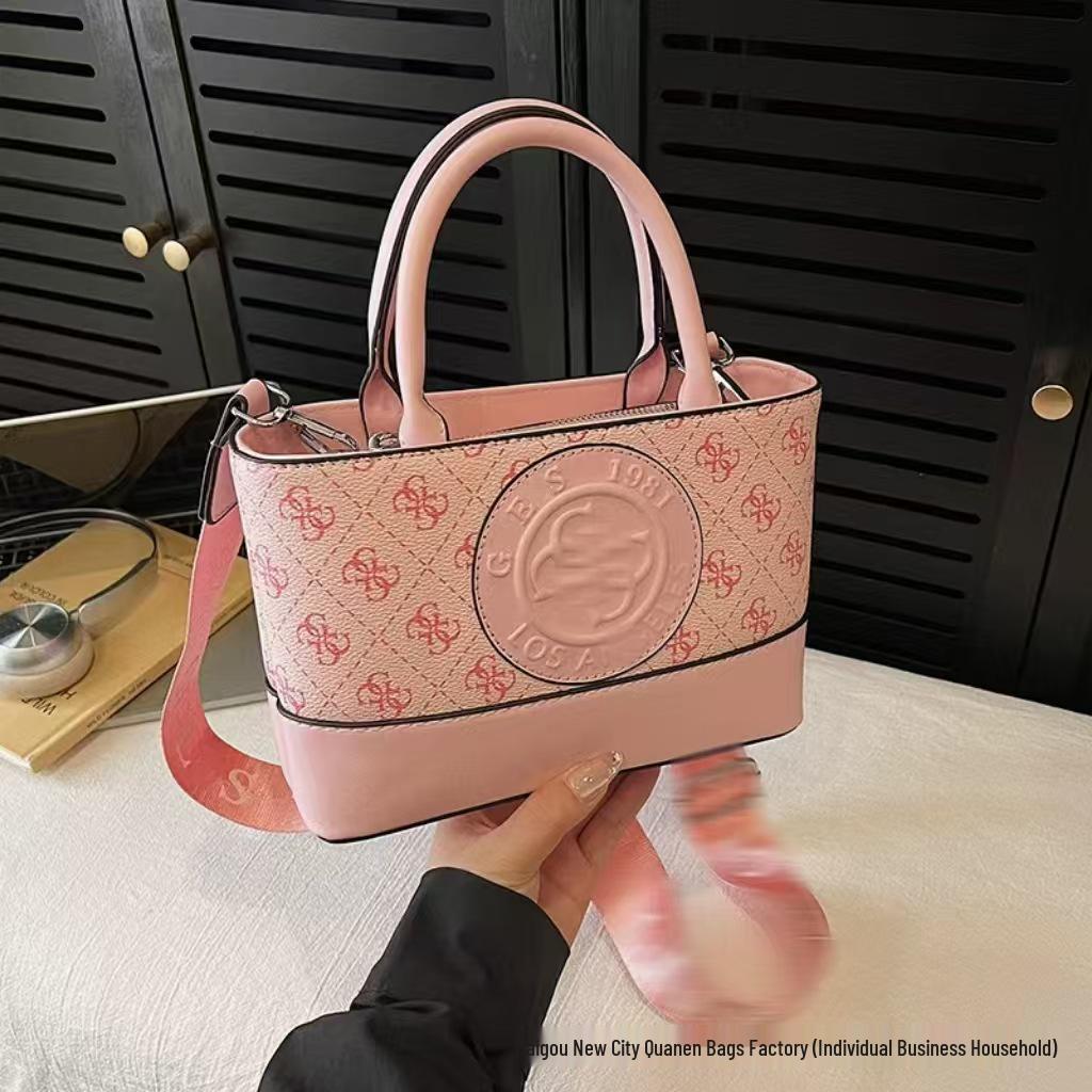 Geantă de mână elegantă imprimată pentru femei - Geantă versatilă de umăr simplu/tip crossbody pentru utilizare zilnică