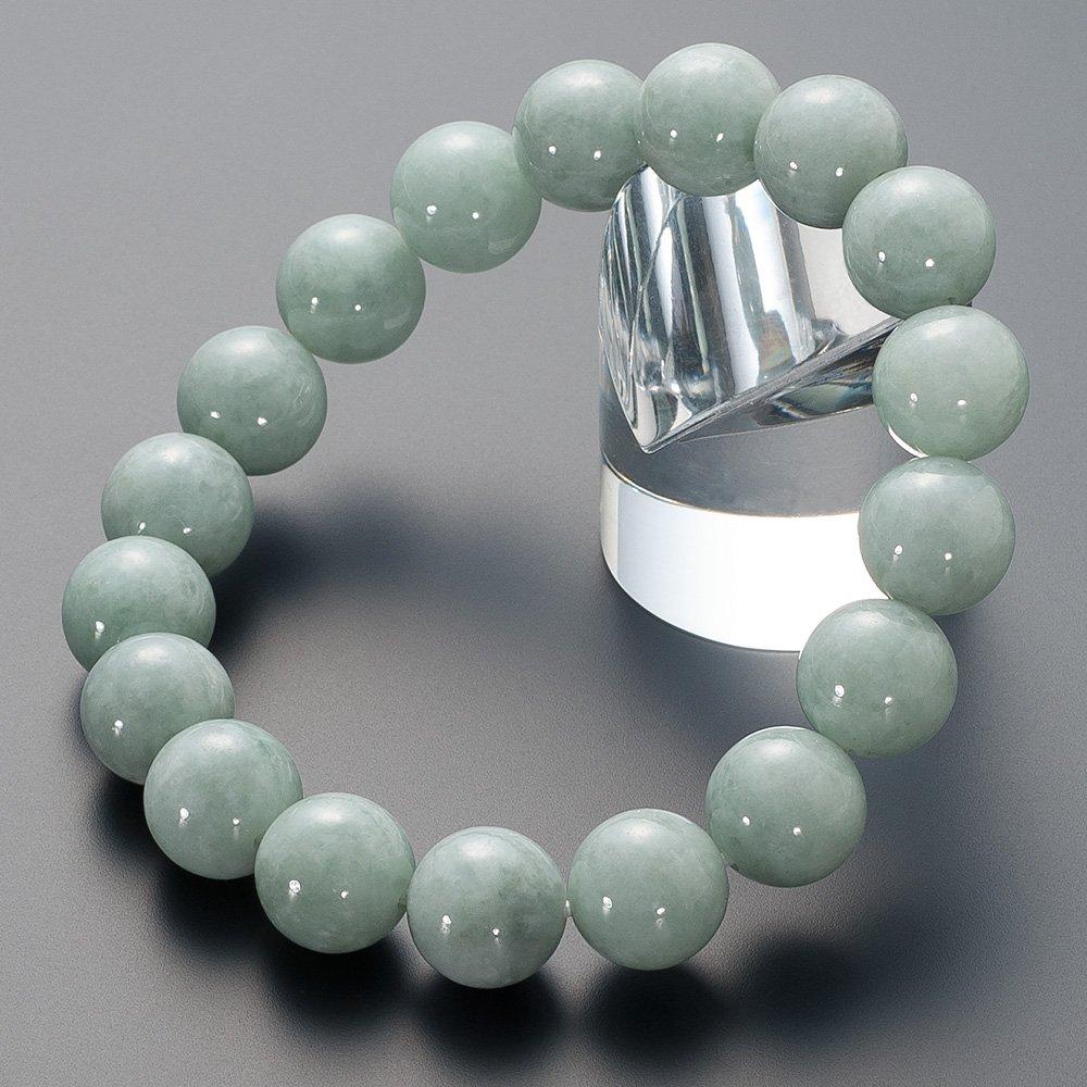 

Буддийский алтарный магазин Takita Shoten Специальная подборка Браслет Четки из натурального камня Браслет из бирманского нефрита 12 мм бусины Прямой Внутренний обхват зелёный
