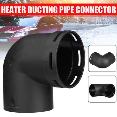 60/75mm Car Air Heater Ducting Pipe Elbow Outle Black Plastic Connector For Webasto Eberspaecher Parking Heater Accessory D4b2