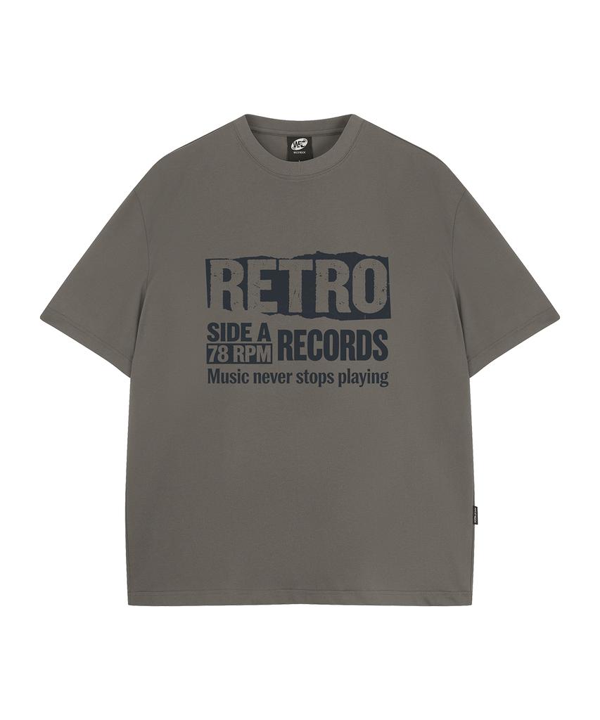 WILDROCK Retro Playing Cool Cotton Oversized Short Sleeve T-Shirt