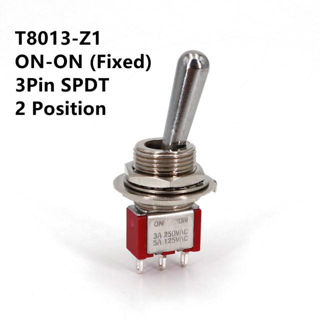 

SH T80-T серії Z1 Велика довга ручка 12 мм для монтажу на панелі Міні-тумблер 5A 125VAC