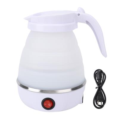 Travel Electric Kettle 600W Foldable Electric Kettle 600ml Portable Efficient 6 Min Fast Boiled  for Travel Camping Home Use
