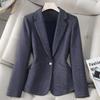 2026 Women's Merino Wool Suit Jacket - Autumn/Winter Petite Slim Fit, Thickened Goddess Style Blazer