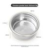 ABBY-58.5MM Espresso Filter Stainless Steel Powder Tank Precision Powder Bowl Coffee Basket Bilayer Extraction Powder Bowl