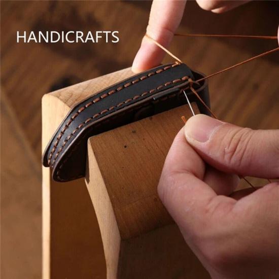 Black Leather Car Key Fob Case Cover Holder For Land Rover Defender Jaguar NEW