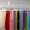 High-Density Swiss Organza Yarn Wedding Decor Fabric: Table Runner, Ceiling Drapes, Chair Sash Props