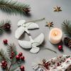 1/2/4pcs Christmas Decoration Pigeon Christmas Decoration Creative Style Friendship Pigeon Venue Decoration Hanging Piece