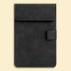 Restaurant Menu Clipboard A6 Writing Pad PU Leather Clipboard Mini Paper Tablet Conference Folder Colorful A6 Bill Clip