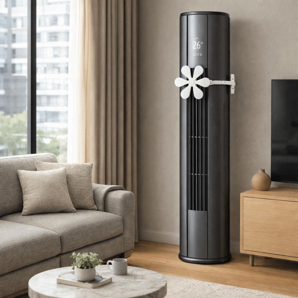 Verstellbarer Klimaanlagen-Windschutz, windmühlenförmiger Klimaanlagen-Leitventilator, Bibliothek