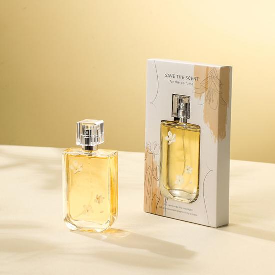 50ML Women Perfume Long-lasting Floral Fruity Woody Fragrance Neck Wrist Hair Body Liquid Perfume Spray Holiday Gifts for Her