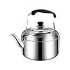 Asdays 4-liter Kettle, Compatible with Gas, Fire, and Induction Heat Sources, Whistling Type, Large Capacity, Outdoor Use, Stainless Steel (4L)