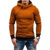 Men's Asymmetrical Zipper Hooded Sweatshirt - Autumn/Winter, Multiple Colors