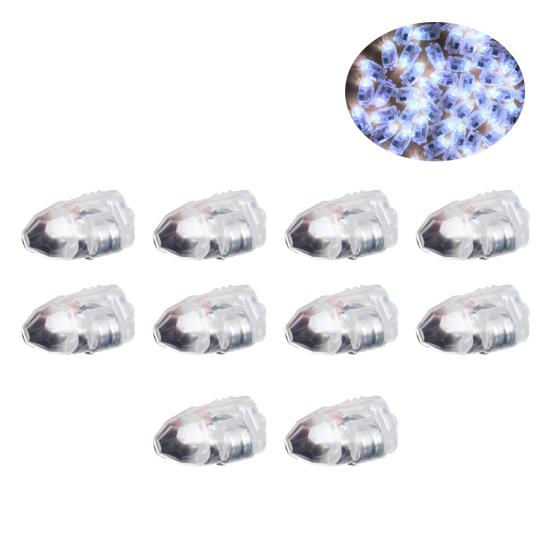 Pleasure Holiday 10 Pcs LED Light Lantern Mini Waterproof Bullet Wedding Birthday Party Decor