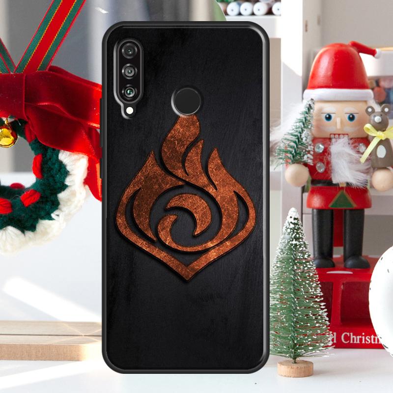 Genshin Impact Elements For Huawei Nova 7i 8i 11i 12i 12s Y73 Y70 Y90 Y60 Y72 Y61 Y91 9 10 SE P30 Pro P40 Lite Case
