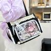 Y2k Itabag Lolita Girl Transparent Pocket Display Handbag Japanese Tote Bag Preppy Style Commuter ShoulderBag Lace Crossbody Bag