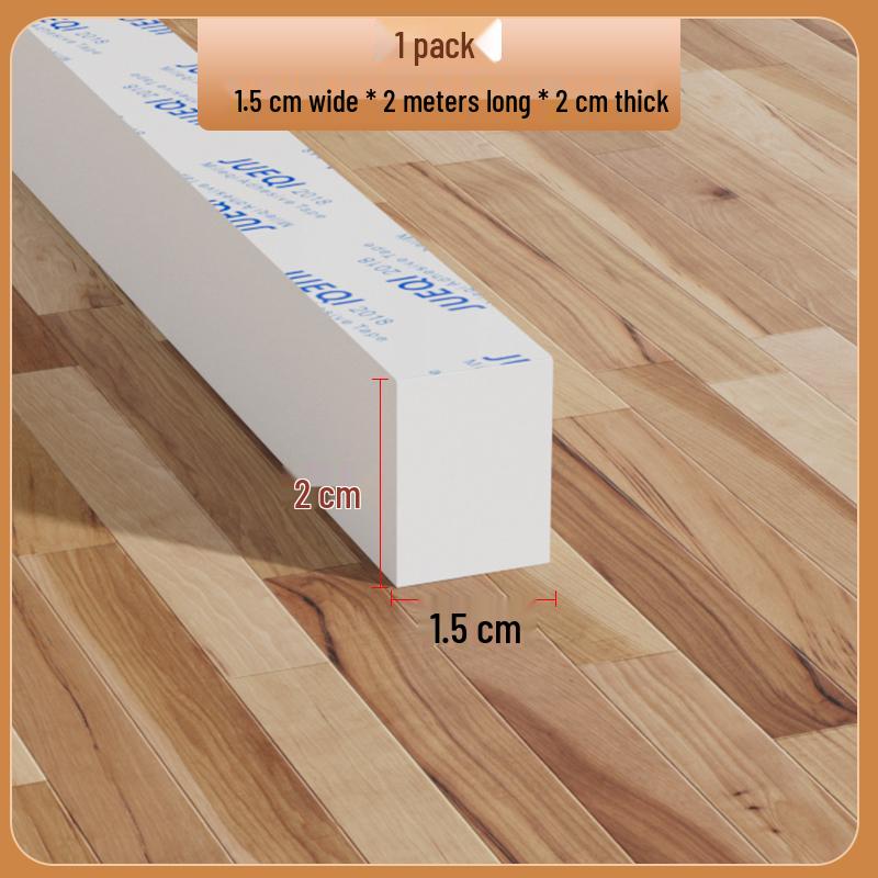 Samoprzylepny biały pasek z gumy piankowej: Uszczelka do drzwi i okien, amortyzująca, dźwiękoszczelna, podkładka antykolizyjna do urządzeń mechanicznych.