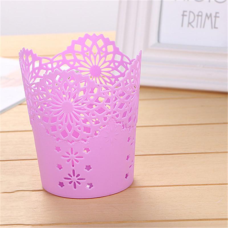 Flower Hollow Brush Storage Pen Pencil Pot Holder Container Desk Organizer Gifts Flower Hollow Brush Storage Pen Pencil Pot Holder Container Desk Organizer Gifts