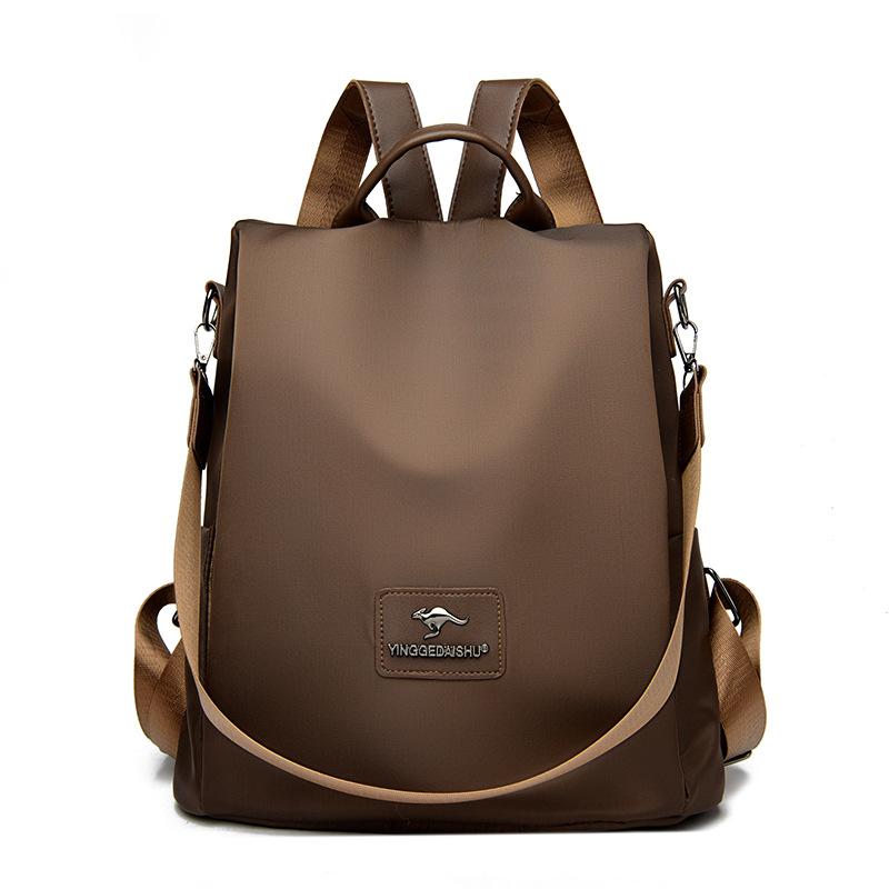 

2025 new Oxford cloth backpack large capacity casual fashion backpack travel women anti-theft large capacity schoolbag коричневый