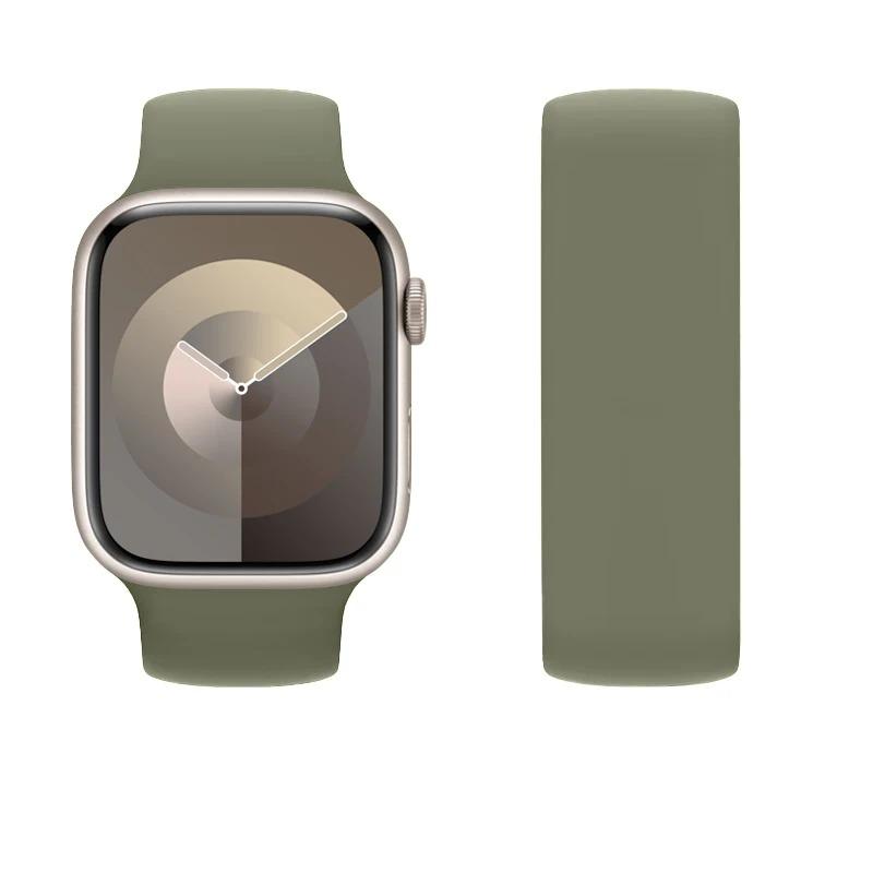 Straps for Apple Watch Band 40mm 44mm 45mm 41mm 46 mm 49mm 42mm Elastic Solo loop bracelet iWatch series 3 SE 6 7 8 9 10 ultra 2