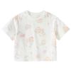 DAVE & BELLA Girls' 5A Antibacterial Printed Short Sleeve T-Shirt
